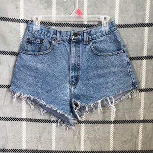 Blue jean shorts